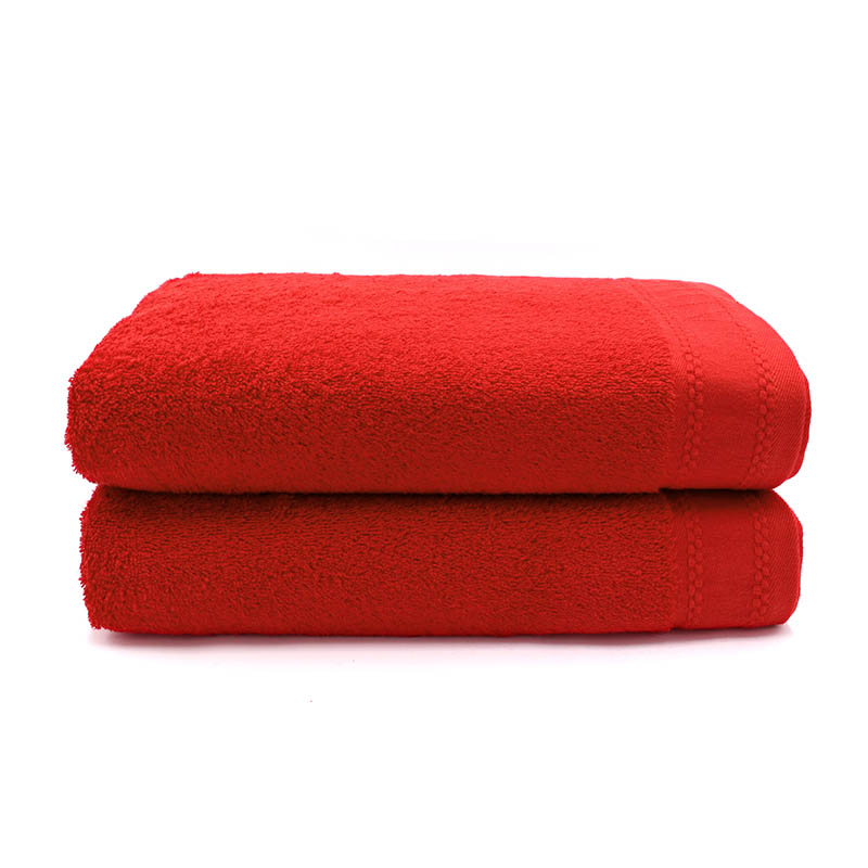 100% Cotton Plain Dyed Terry Beach Towel - QF-001(D1180)