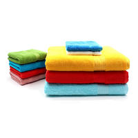 Various Colors Cotton  Towel Set In High GSM